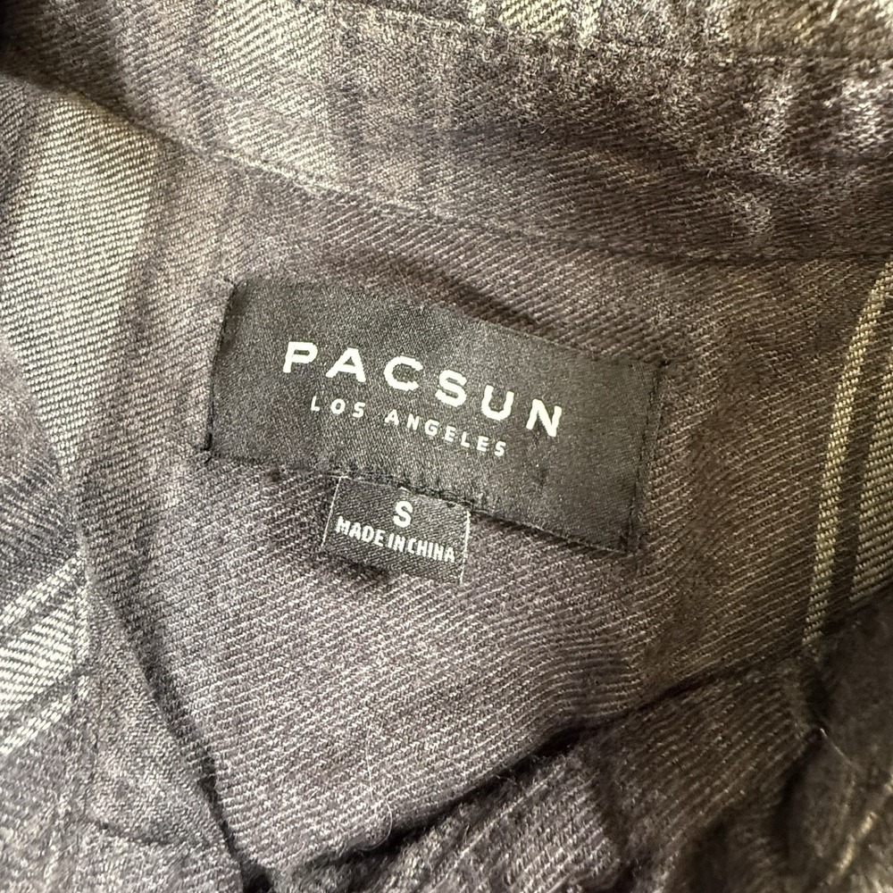 Pacsun Men's Button Up Shirt Size Small Plaid - Picture 2 of 6